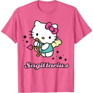 image:imageHello Kitty Zodiac Sagittarius Tee Shirt TShirtPink Heather