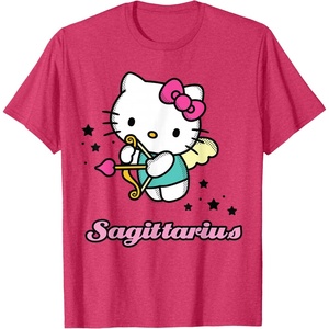 image:imageHello Kitty Zodiac Sagittarius Tee Shirt TShirtRed Heather