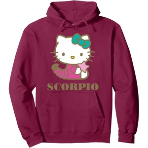 image:imageHello Kitty Zodiac Scorpio Pullover HoodieBurgundy