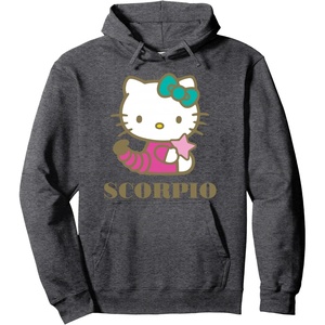 image:imageHello Kitty Zodiac Scorpio Pullover HoodieDark Heather Grey
