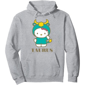 image:imageHello Kitty Zodiac Taurus Pullover HoodieHeather Grey