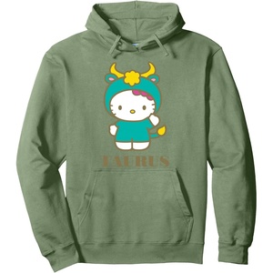 image:imageHello Kitty Zodiac Taurus Pullover HoodieSage Green