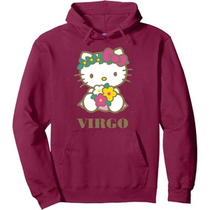 image:imageHello Kitty Zodiac Virgo Pullover HoodieBurgundy