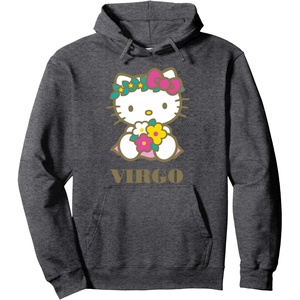 image:imageHello Kitty Zodiac Virgo Pullover HoodieDark Heather Grey