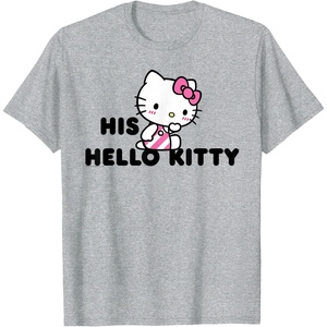 image:imageHello Kitty and Dear Daniel Couples Tee Shirt TShirtHeather Grey
