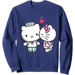 image:imageHello Kitty and Dear Daniel Valentine Sweatshirt SweatshirtNavy Blue