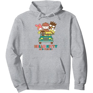 image:imageHello Kitty and Friends Adventure Awaits Pullover HoodieHeather Grey