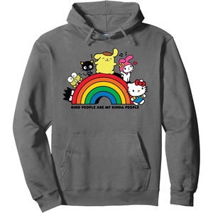 image:imageHello Kitty and Friends Kind People Pullover HoodieAsphalt Grey