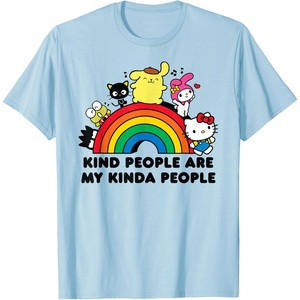 image:imageHello Kitty and Friends Kind People are My Kinda People TShirtBaby Blue