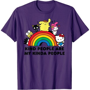 image:imageHello Kitty and Friends Kind People are My Kinda People TShirtPurple