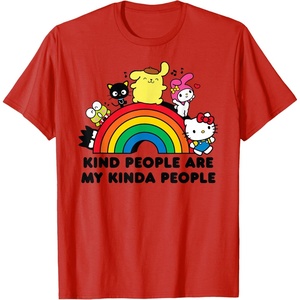 image:imageHello Kitty and Friends Kind People are My Kinda People TShirtRed