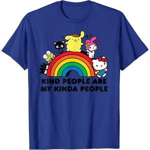 image:imageHello Kitty and Friends Kind People are My Kinda People TShirtRoyal Blue