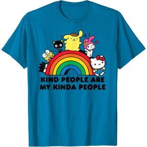 image:imageHello Kitty and Friends Kind People are My Kinda People TShirtSapphire Blue