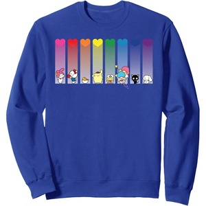 image:imageHello Kitty and Friends Sanrio Rainbow SweatshirtRoyal Blue