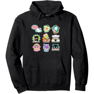 image:imageHello Kitty and Friends Supercute Stickers Pullover HoodieBlack