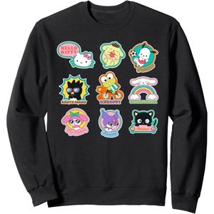 image:imageHello Kitty and Friends Supercute Stickers SweatshirtBlack