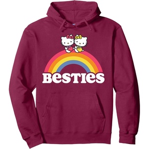 image:imageHello Kitty and Mimmy Besties Hoodie Pullover HoodieBurgundy