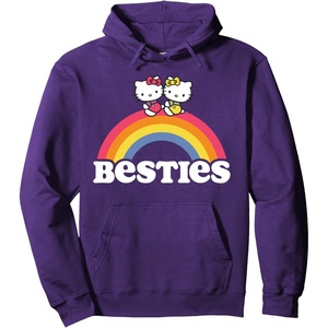 image:imageHello Kitty and Mimmy Besties Hoodie Pullover HoodiePurple
