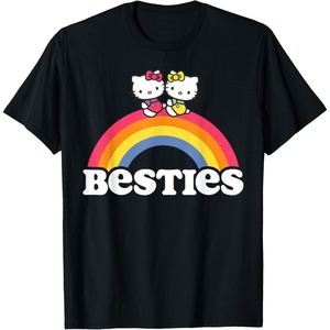 image:imageHello Kitty and Mimmy Besties Tee Shirt TShirtBlack