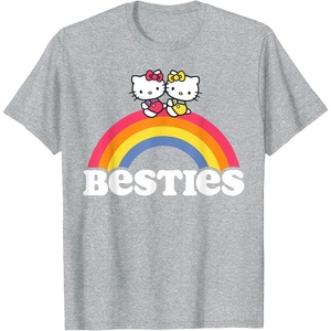 image:imageHello Kitty and Mimmy Besties Tee Shirt TShirtHeather Grey