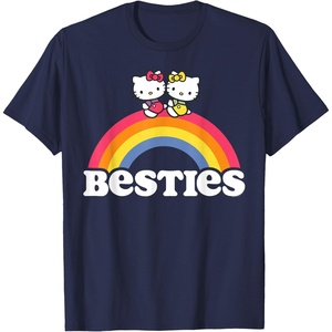 image:imageHello Kitty and Mimmy Besties Tee Shirt TShirtNavy Blue