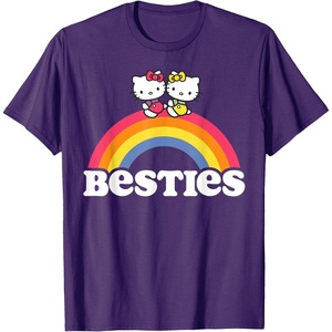 image:imageHello Kitty and Mimmy Besties Tee Shirt TShirtPurple