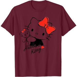 image:imageHello Kitty and Tiny Chum Tee TShirtBurgundy
