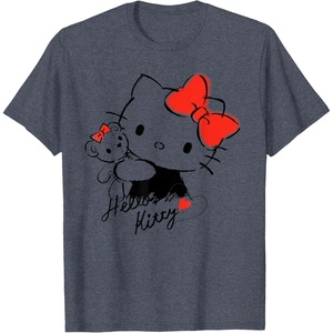 image:imageHello Kitty and Tiny Chum Tee TShirtHeather Blue