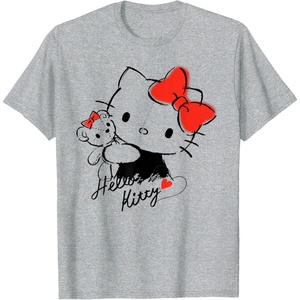 image:imageHello Kitty and Tiny Chum Tee TShirtHeather Grey