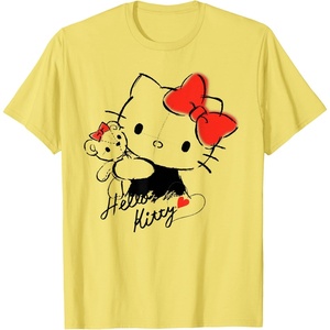 image:imageHello Kitty and Tiny Chum Tee TShirtLemon Yellow