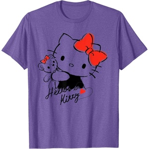 image:imageHello Kitty and Tiny Chum Tee TShirtPurple Heather
