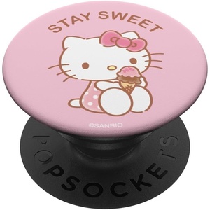 image:imageHello Kitty with Ice Cream Pink Stay Sweet PopSockets Adhesive PopGripAdhesive PopGrip