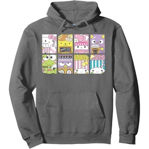 image:imageHello Sanrio Foodie Posters Hoodie Pullover HoodieAsphalt Grey