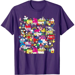 image:imageHello Sanrio Hello Kitty City Scene Tee Shirt TShirtPurple
