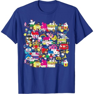 image:imageHello Sanrio Hello Kitty City Scene Tee Shirt TShirtRoyal Blue