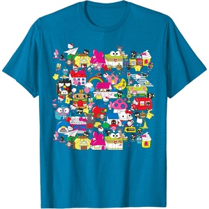 image:imageHello Sanrio Hello Kitty City Scene Tee Shirt TShirtSapphire Blue