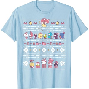 image:imageHello Sanrio Ugle Christmas Sweater Tee Shirt TShirtBaby Blue
