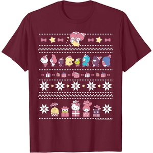 image:imageHello Sanrio Ugle Christmas Sweater Tee Shirt TShirtBurgundy