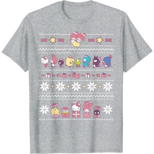 image:imageHello Sanrio Ugle Christmas Sweater Tee Shirt TShirtHeather Grey