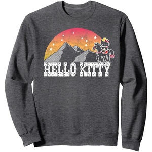 image:imageHello kitty Wild West Sweatshirt SweatshirtDark Heather Grey