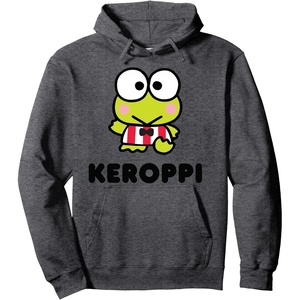 image:imageKeroppi Character Front and Back Pullover HoodieDark Heather Grey