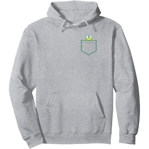 image:imageKeroppi Chest Pocket Pullover HoodieHeather Grey
