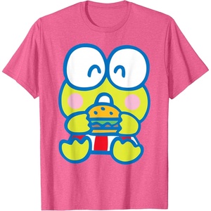 image:imageKeroppi Hamburger Red White and Burger TShirt SmallPink Heather