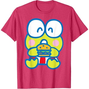 image:imageKeroppi Hamburger Red White and Burger TShirt SmallRed Heather