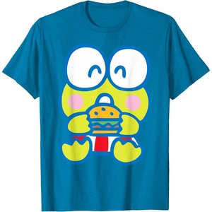 image:imageKeroppi Hamburger Red White and Burger TShirt SmallSapphire Blue