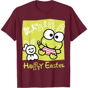 image:imageKeroppi Hoppy Easter Tee Shirt TShirtBurgundy