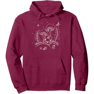 image:imageKeroppi Midnight Mushroom Pullover HoodieBurgundy