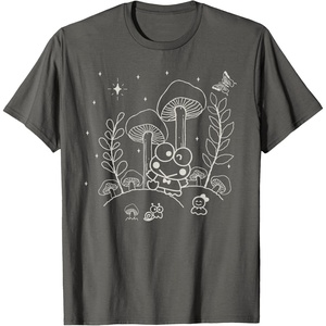 image:imageKeroppi Midnight Mushroom TShirtAsphalt Grey
