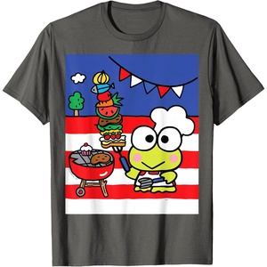 image:imageKeroppi Summer BBQ Tee Shirt TShirtAsphalt Grey