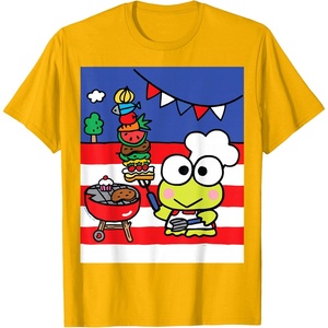 image:imageKeroppi Summer BBQ Tee Shirt TShirtGolden Yellow